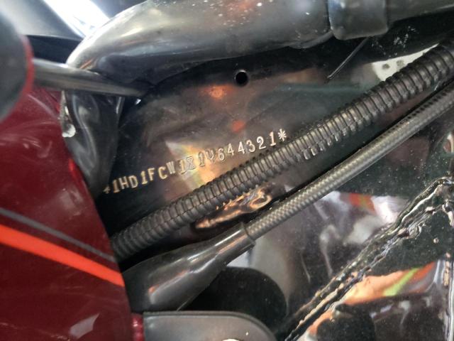 1HD1FCW181Y644321 - 2001 HARLEY-DAVIDSON FLHTCUI BURGUNDY photo 10