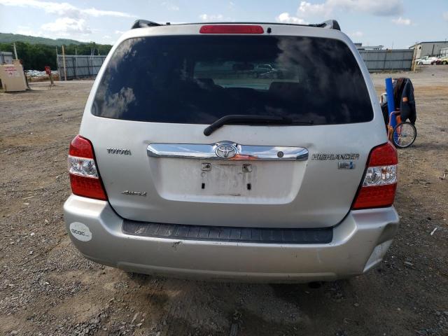 JTEEW21A070043833 - 2007 TOYOTA HIGHLANDER HYBRID SILVER photo 6