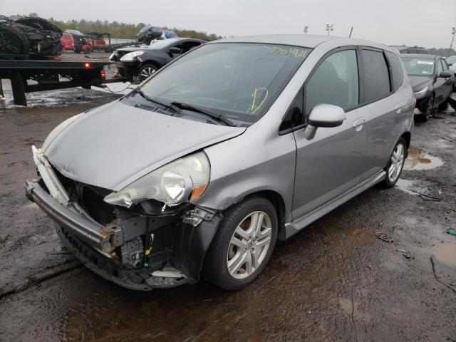 JHMGD38607S002356 - 2007 HONDA FIT S SILVER photo 2