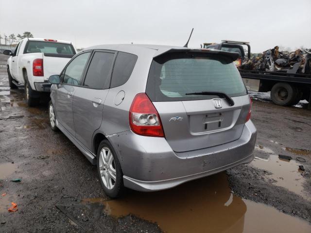 JHMGD38607S002356 - 2007 HONDA FIT S 银色 照片 3