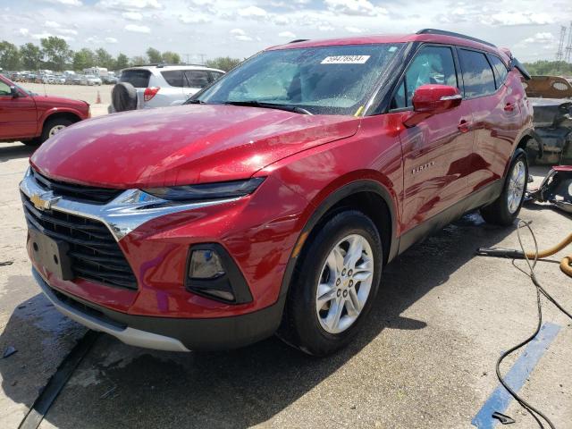 3GNKBCRS5MS576679 - 2021 CHEVROLET BLAZER 2LT RED photo 1