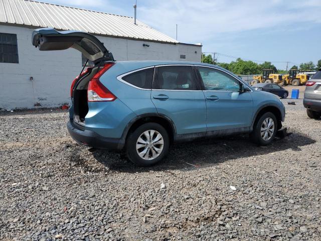 2HKRM4H57EH602651 - 2014 HONDA CR-V EX BLUE photo 3