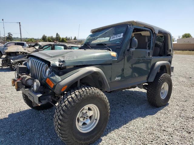 1J4FA49S63P319184 - 2003 JEEP WRANGLER / SPORT GREEN photo 1