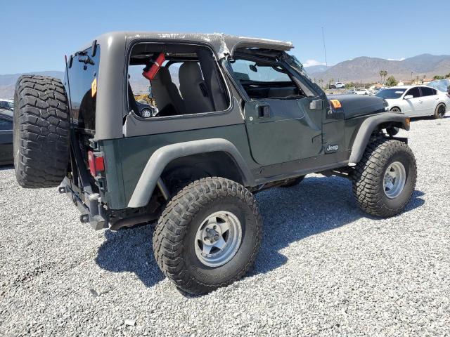 1J4FA49S63P319184 - 2003 JEEP WRANGLER / SPORT GREEN photo 3