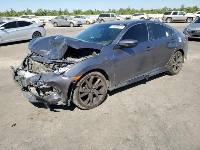 2HGFC2F84LH567551 - 2020 HONDA CIVIC SPORT 灰色 照片 1