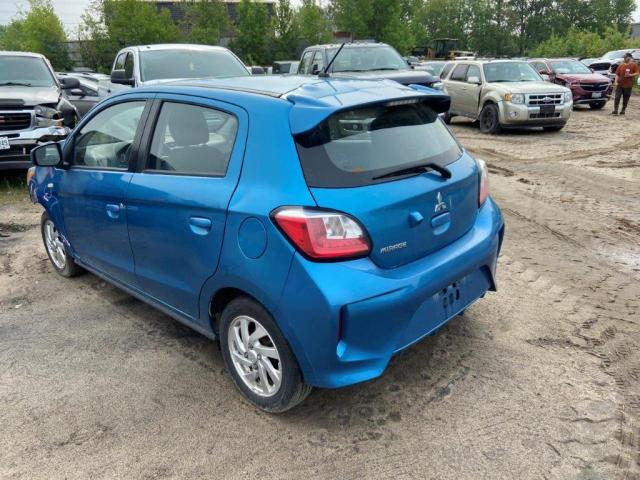 ML32AUHJ7MH001778 - 2021 MITSUBISHI MIRAGE ES BLUE photo 2