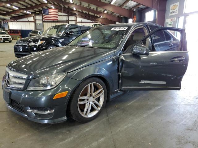 WDDGF8AB2DG043284 - 2013 MERCEDES-BENZ C 300 4MATIC GRAY photo 1