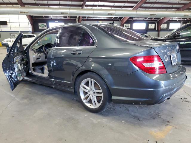 WDDGF8AB2DG043284 - 2013 MERCEDES-BENZ C 300 4MATIC GRAY photo 2
