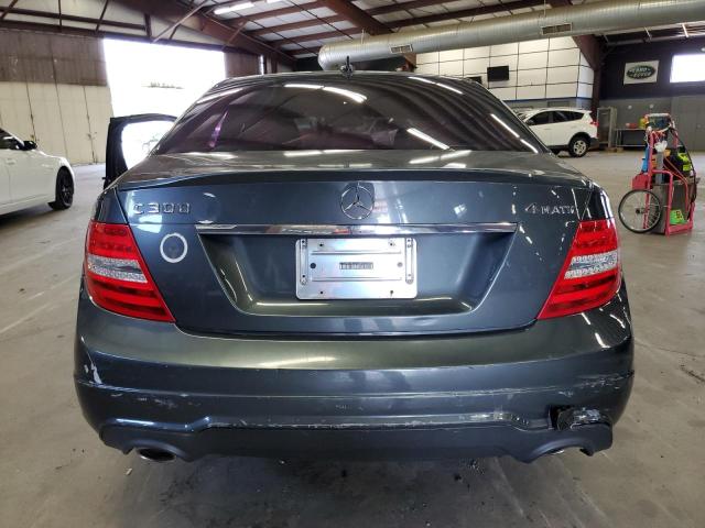 WDDGF8AB2DG043284 - 2013 MERCEDES-BENZ C 300 4MATIC GRAY photo 6