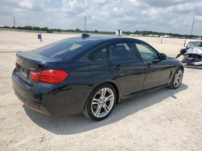 WBA4A5C54FG051212 - 2015 BMW 428 I GRAN COUPE BLACK photo 3