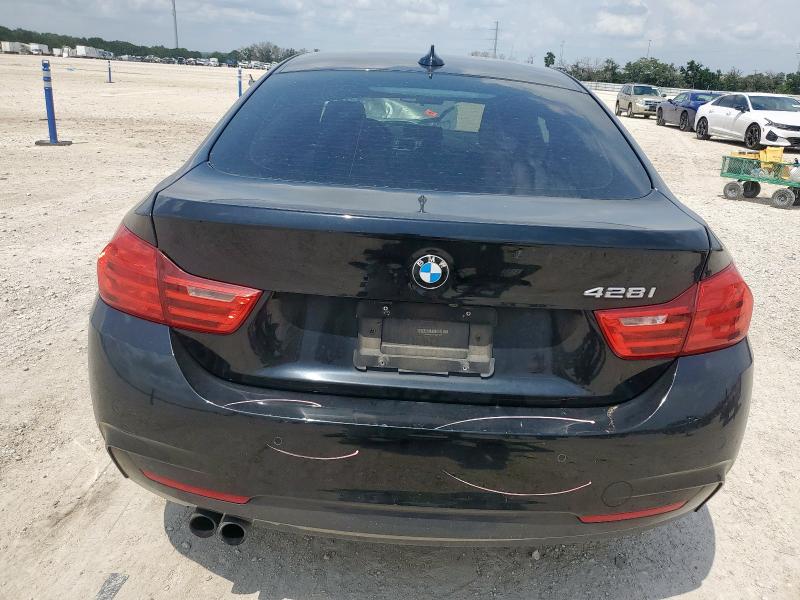 WBA4A5C54FG051212 - 2015 BMW 428 I GRAN COUPE BLACK photo 6