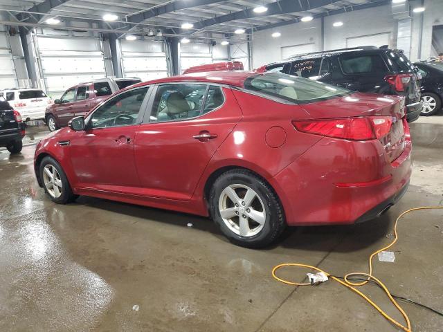 5XXGM4A73EG273901 - 2014 KIA OPTIMA LX RED photo 2