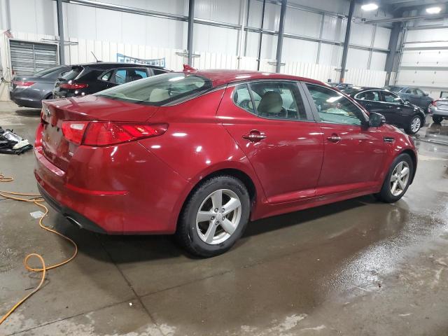 5XXGM4A73EG273901 - 2014 KIA OPTIMA LX RED photo 3