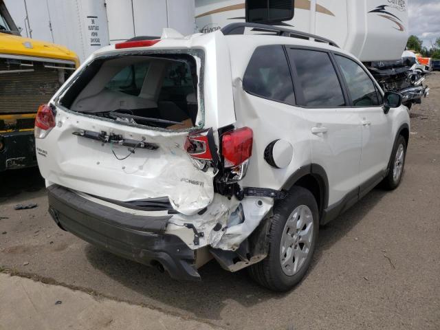 JF2SKADC7LH589472 - 2020 SUBARU FORESTER WHITE photo 4