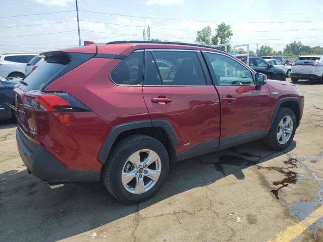 2T3RWRFV0KW016078 - 2019 TOYOTA RAV4 XLE MAROON photo 3