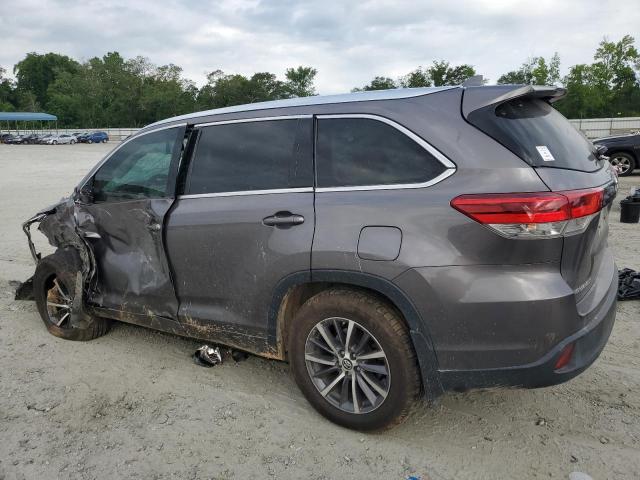 5TDJZRFH0HS435444 - 2017 TOYOTA HIGHLANDER SE GRAY photo 2