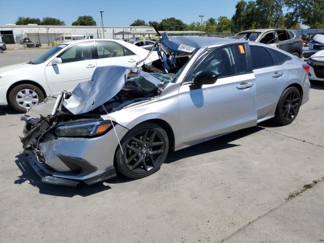 2HGFE2F52NH557233 - 2022 HONDA CIVIC SPORT 银色 照片 1