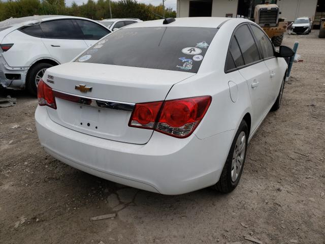 1G1PA5SH7G7202873 - 2016 CHEVROLET CRUZE LIMI L WHITE photo 4