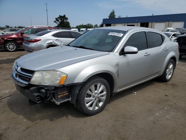 1C3CDZCB2CN211621 - 2012 DODGE AVENGER SXT SILVER photo 1