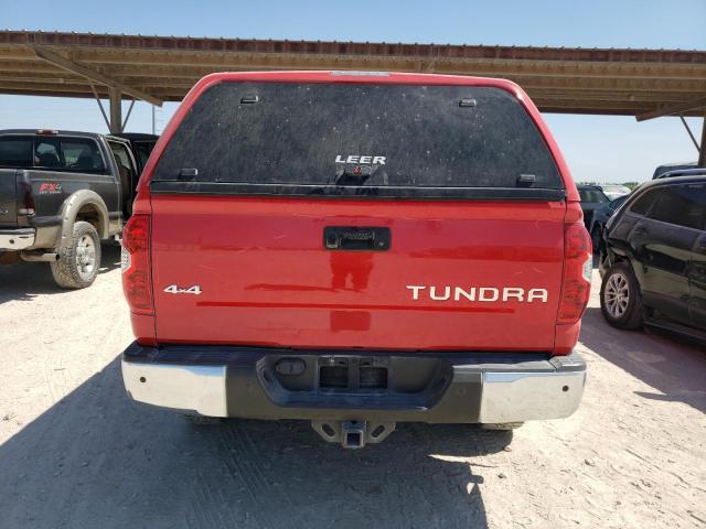 5TFHW5F16EX393645 - 2014 TOYOTA TUNDRA CREWMAX LIMITED RED photo 6