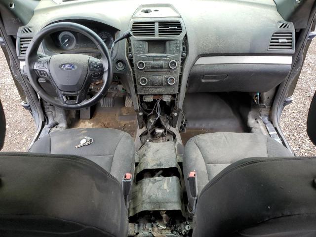 1FM5K8AR8HGC72421 - 2017 FORD EXPLORER POLICE INTERCEPTOR BLACK photo 8