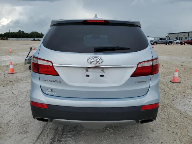 KM8SR4HF2DU000901 - 2013 HYUNDAI SANTA FE LIMITED BLUE photo 6