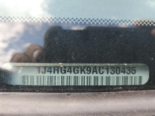 1J4RG4GK9AC130435 - 2010 JEEP COMMANDER SPORT თეთრი ფოტო 13