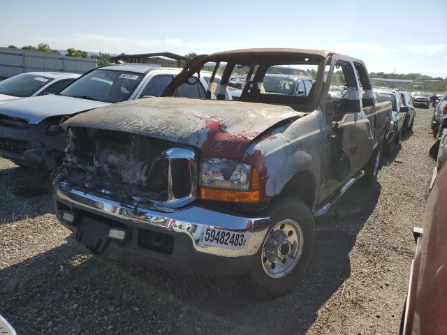 1FTNW21F91ED39508 - 2001 FORD F250 SUPER DUTY BURN photo 2