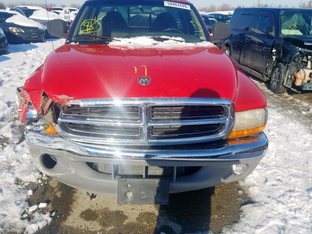 1B7FL26Y5VS140292 - 1997 DODGE DAKOTA  photo 7