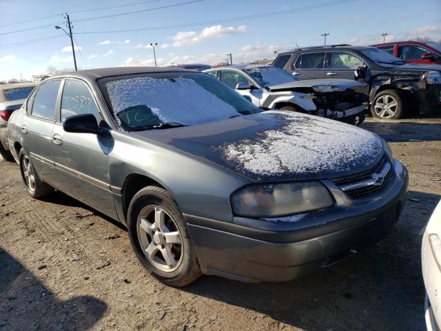 2G1WF52E749426576 - 2004 CHEVROLET IMPALA GRAY photo 1