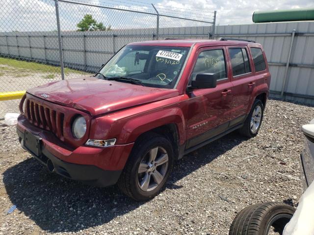 1C4NJPFA3ED653420 - 2014 JEEP PATRIOT LATITUDE MAROON photo 2