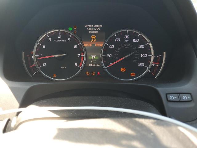 19UUB3F69JA001895 - 2018 ACURA TLX TECH+A WHITE photo 9