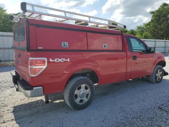 1FTNF1EF8DKF47552 - 2013 FORD F150 RED photo 3