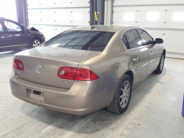 1G4HD57247U153118 - 2007 BUICK LUCERNE CXL TAN photo 4