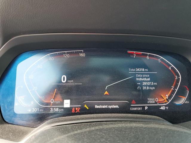 5UXCW2C06L9B36511 - 2020 BMW X7 XDRIVE40I CHARCOAL photo 9