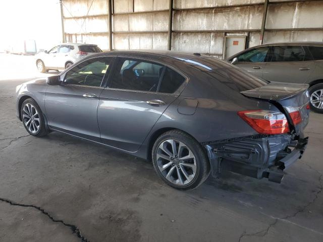 1HGCR3F8XDA033543 - 2013 HONDA ACCORD EXL GRAY photo 2