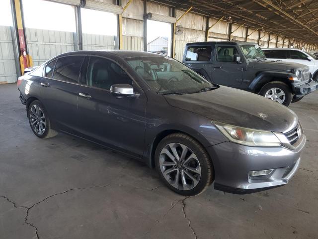 1HGCR3F8XDA033543 - 2013 HONDA ACCORD EXL GRAY photo 4