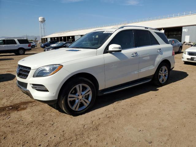 4JGDA5HB1DA172678 - 2013 MERCEDES-BENZ ML 350 4MATIC WHITE photo 1