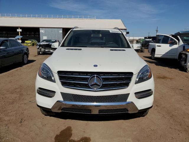 4JGDA5HB1DA172678 - 2013 MERCEDES-BENZ ML 350 4MATIC WHITE photo 5