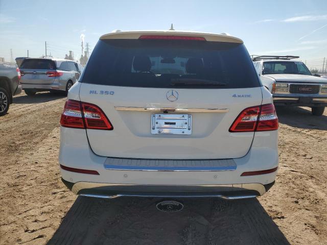 4JGDA5HB1DA172678 - 2013 MERCEDES-BENZ ML 350 4MATIC WHITE photo 6