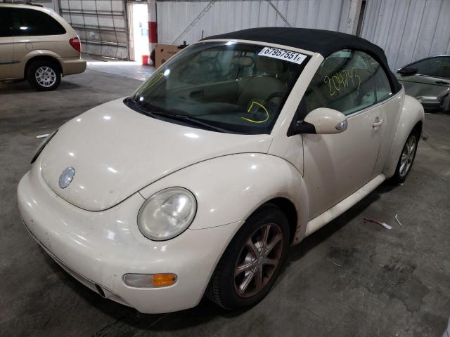 3VWBM31Y65M311629 - 2005 VOLKSWAGEN NEW BEETLE GL 奶油色 照片 2
