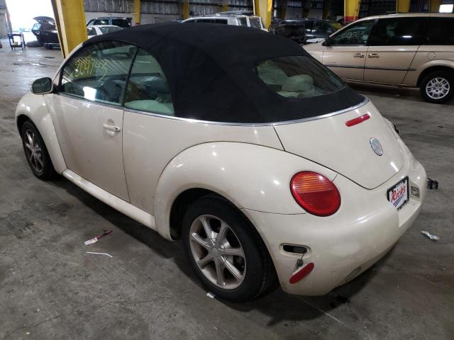 3VWBM31Y65M311629 - 2005 VOLKSWAGEN NEW BEETLE GL 奶油色 照片 3