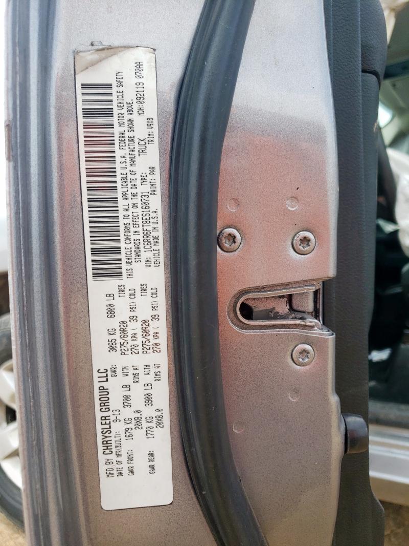 1C6RR6LG9MS533801 - 2021 RAM 1500 CLASSIC SLT Մոխրագույն լուսանկար 12