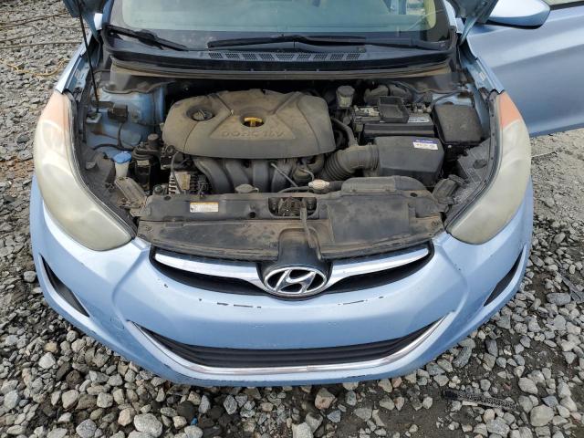 KMHDH4AE7BU149279 - 2011 HYUNDAI ELANTRA GLS BLUE photo 11