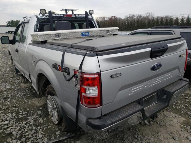 1FTEX1EP0JFB33398 - 2018 FORD F150 SUPER CAB SILVER photo 3