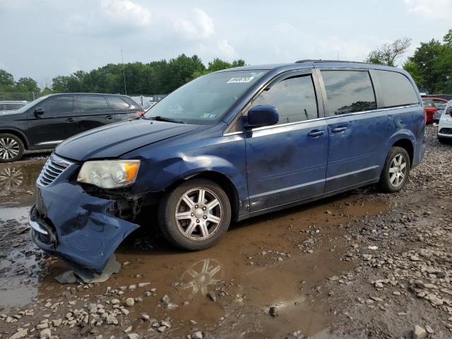 2C4RC1BG6DR583880 - 2013 CHRYSLER TOWN & COU TOURING BLUE photo 1