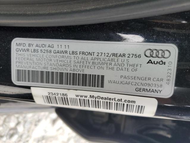 WAUJGAFC2CN090358 - 2012 AUDI A6 PRESTIGE Qara foto 12