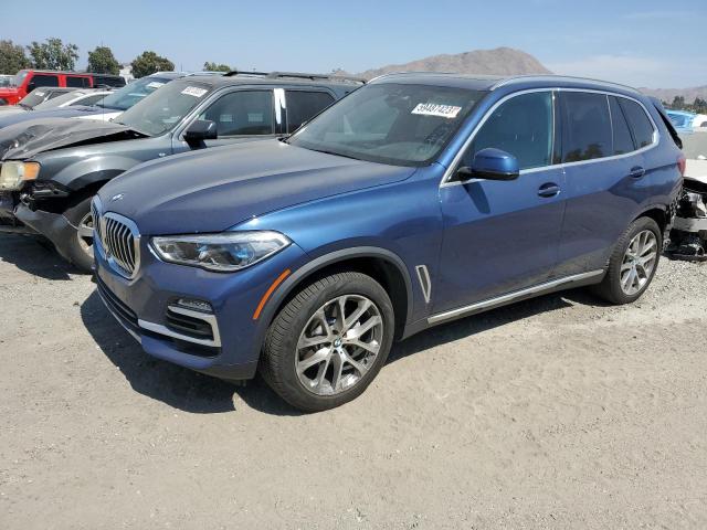 5UXCR6C57KLK78973 - 2019 BMW X5 XDRIVE40I BLUE photo 1