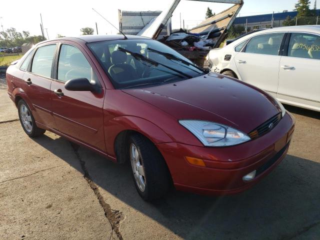 1FAFP38372W151610 - 2002 FORD FOCUS ZTS MAROON photo 4