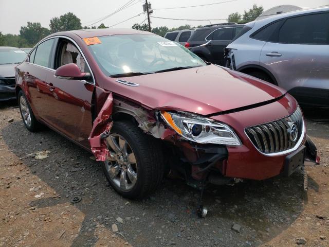 2G4GK5EXXG9180711 - 2016 BUICK REGAL მუქწითელი ფოტო 4